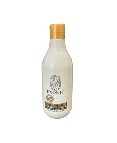 شامپو بدن کرمی روغن ارگان برند exonic با حجم میل300 مناسب انواع پوست
