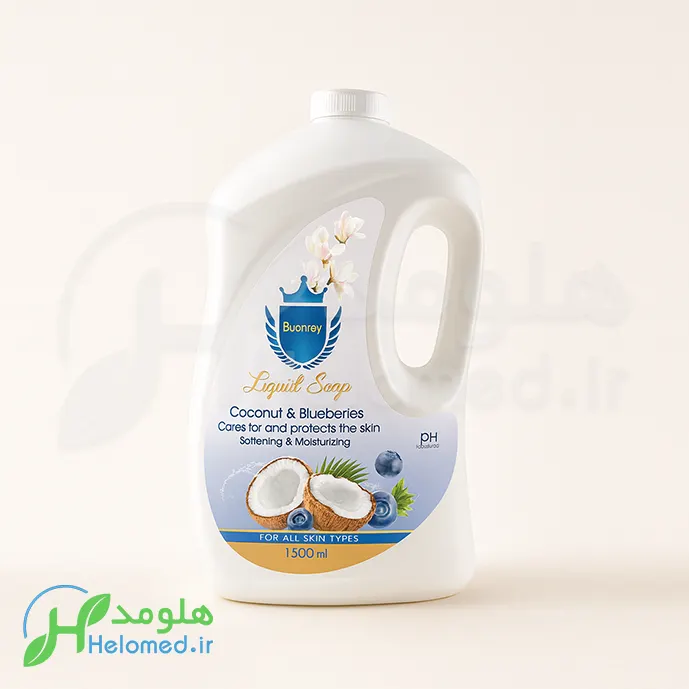 صابون مایع نارگیل و بلوبری بونری ----گالن 1500 میلی لیتری