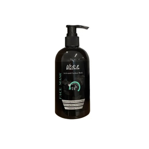 ماسک صورت کربن فعال 300 میل ویتابلاvitabella مناسب پوست چرب و اکنه و جوش
