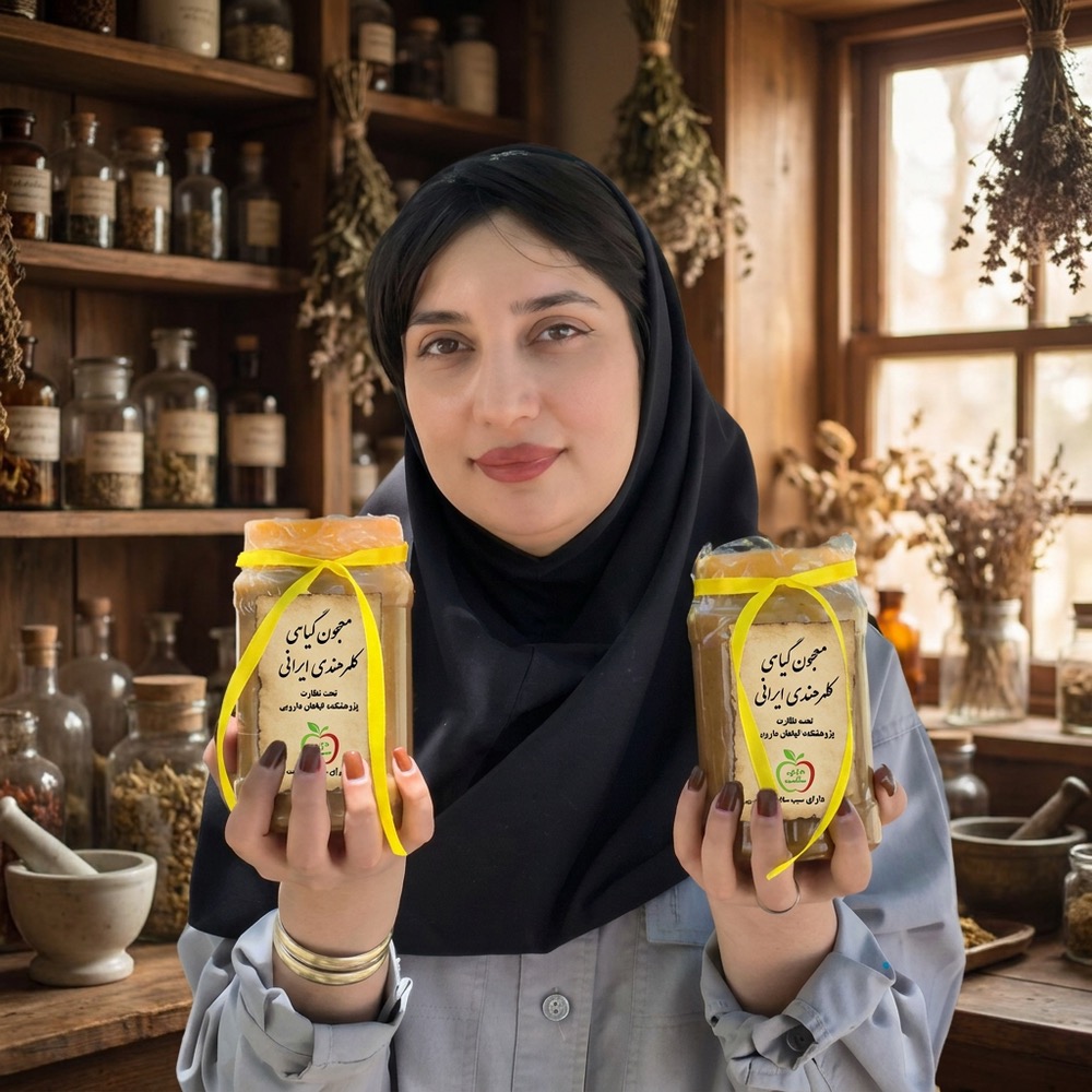 معجون  کلحرطب سنتی درمان عدم نعوظ و شلی آلت و زودانزالی اقایان طب هندی و ایرانی ترکیب ۳۰ گرم ژل رویال+۱۶ گیاه وارداتی+عسل کنار